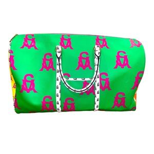 Steve Madden Duffel Travel Overnight Bag Carry On Logo Colorblock BSpeedy